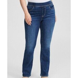 Torrid Lean Jean Stretch Pull On Slim Bootcut Jeans Jupiter Plus 3X TALL